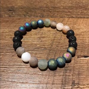 Essential oil lava bead bracelet